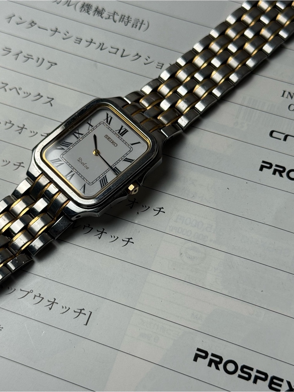 Vintage 1989 Seiko Dolce 5E30-5A40 Men’s Watch - Panthére Homage - Picture 3 of 6